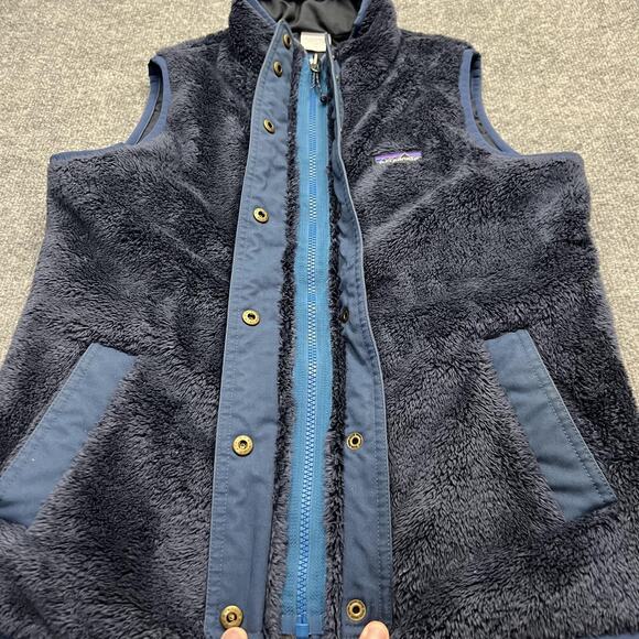 Patagonia Vest R2 Levitator Unisex XS Blue Reversible Shelled Retro-X Fleece - Picture 4 of 10